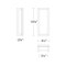 Dweled Axel LED 11in Indoor and Outdoor Wall Light 3000K in Black WS-W440 - alternate 3
